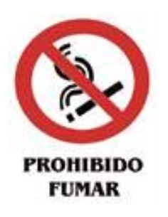 SEÑAL ADHESIVA 11X15 PROHIBIDO FUMAR