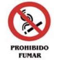 SEÑAL ADHESIVA 11X15 PROHIBIDO FUMAR