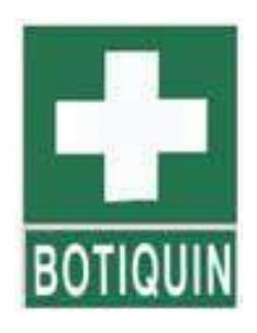 SEÑAL ADHESIVA 11X15 BOTIQUIN