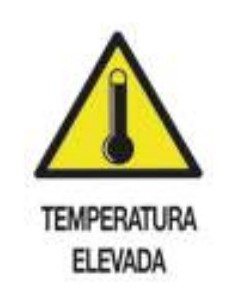 SEÑAL ADHESIVA 6X8 RIESGO TEMPERATURA ELEVADA