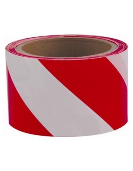 CINTA SEÑALIZACION 100MM 250MT JAR RO/BCO 4070099