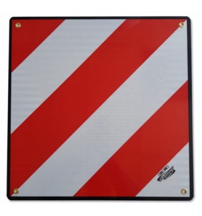 PLACA SEÑALIZACION CARGA 50X50CM SOBRESALIENTE REFLECTANTE B