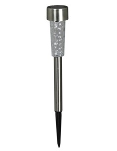 BALIZA ILUMIN LED SOLAR 1X2 3AAA INOX GARDA LUXFORM