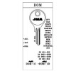 LLAVE EN BRUTO J.M.A. DOM-1D