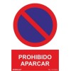 Cartel señal PVC prohibido 210x300 mm