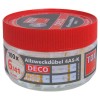 CAJA DE 100 TACOS UNIVERSALES 4AS-K DECO 6 X 28 MM + TORNILLO