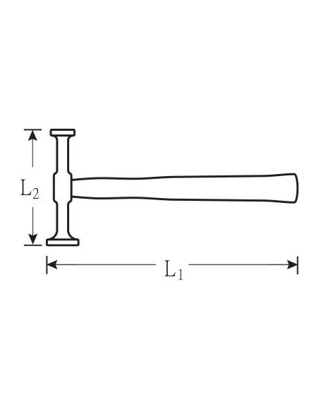 MARTILLO DE DESABOLLAR Y ALISAR 10775
