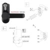 ACCIONAMIENTO TIRADOR C/LLAVE FAST 1. 07078.35.0