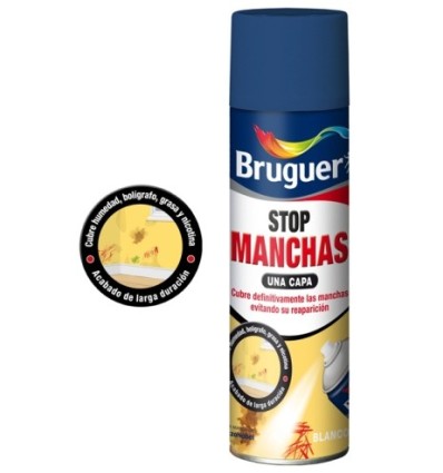 PINTURA ANTIMANCHAS PAREDES 500 ML BL SPRAY BRUGUER