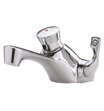 GRIFO BAÑO TEMPORIZADO LAVABO MEZCLADORLAT CROM PRESTO 3000