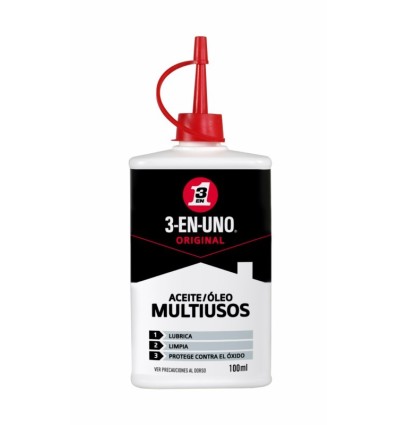 ACEITE LUBRICANTE MULTI GOTERO 3-EN-UNO 100 ML