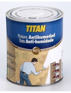 PINTURA ANTIHUMEDAD 750 ML BL AL DISOLVENTE TITAN