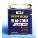 PINTURA AISL. QUITAM 750 ML BL MATE CO/BAÑ BLANCDUR TITAN