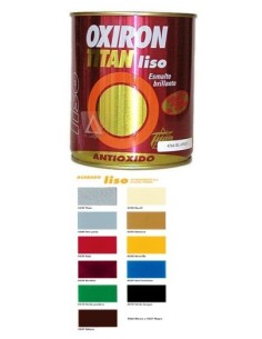 ESMALTE ANTIOXI. BRI. 750 ML GR/MED EXT. LISO OXIRON TITAN