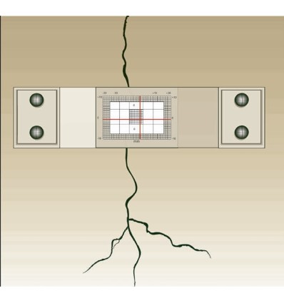 FISUROMETRO PARA LA COMPROBACION DE GRIETAS EN SUPERFICIES PLANAS