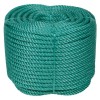 CUERDA PES 10MM 100 MT 4 CABLOS CABLEADA VERDE