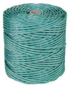 CUERDA PES 4MM 200 MT CON ALMA VERDE/BLANCA