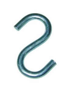 GANCHO "S" CROMATIZADO DE 25 (UN)