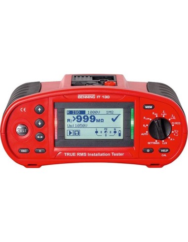 APARATO PARA COMPROBACIONDE INSTALACIONES IT 130 BENNING