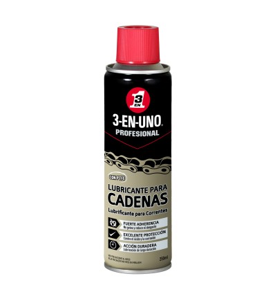 LUBRICANTE CADENAS 3 EN 1 250 ML