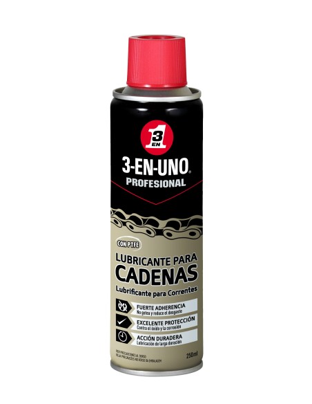 LUBRICANTE CADENAS 3 EN 1 250 ML