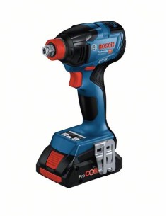 LLAVE IMPACTO GDX 18V-210C (1/2-1/4") SIN ESCOBILLAS 2 BAT 4AH CON CONECTIVIDAD