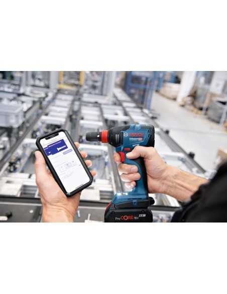 LLAVE IMPACTO GDX 18V-210C (1/2-1/4") SIN ESCOBILLAS 2 BAT 4AH CON CONECTIVIDAD