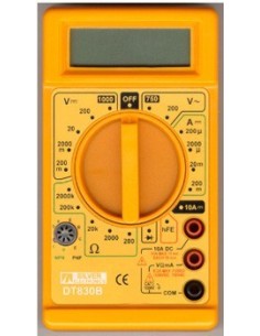 MULTIMETRO ELEC DIGIT. PREC CATEGORIA II DT830B SILVER ELECT