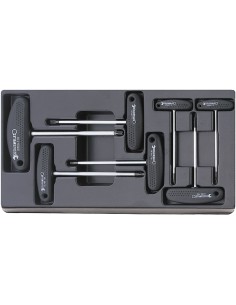 JUEGO DE DESTORNILLADORES CON MANGO T 1C ES 10769B/7