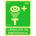 SEÑAL 224X300MM PVC LUMI LAVAOJOS DE EMERGENCIA RD14109