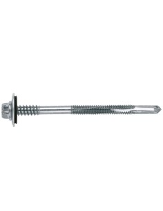 TORNILLO PUNTA BROCA EXTRA LARGA PANEL SANDWICH ZIN - ARANDELA P16