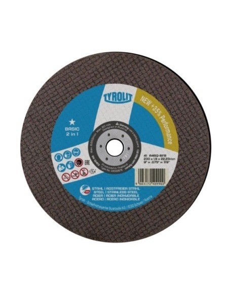 DISCO DE CORTE PLANO 41C 115X1X22,23 A60R-BFB