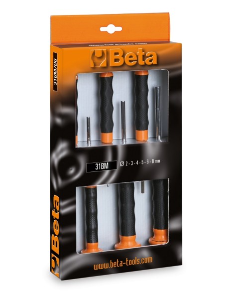 SERIE 6 BOTADORES CON MANGO 31BM/D6
