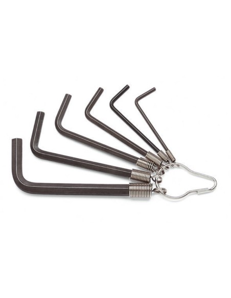 Juego llave macho hexagonal bruñida
