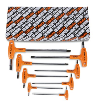 Juego llave macho hexagonal con mango mod 96T