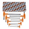 Juego llave macho hexagonal con mango mod 96T