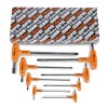 JUEGO 8 LLAVES MACHO HEXAGONALES 96T/S8