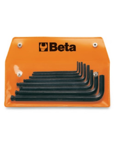 JUEGO 8 LLAVES CABEZA ESFERICA EN SOBRE 96BP-AS/8
