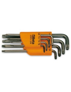 JUEGO 8 LLAVES MACHO HUELLA TORX TAMPER RESISTANT Y SOPORTE 97RTX/SC8