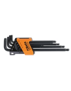 JUEGO 8 LLAVES CABEZA ESFERICA HUELLA TORX 97BTXL/SC8