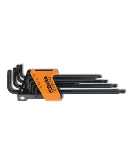 JUEGO 8 LLAVES CABEZA ESFERICA HUELLA TORX 97BTXL/SC8