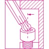 JUEGO 8 LLAVES CABEZA ESFERICA HUELLA TORX 97BTXL/SC8