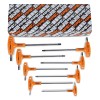 JUEGO 8 LLAVES MACHO HUELLA TORX 97TTX/S8