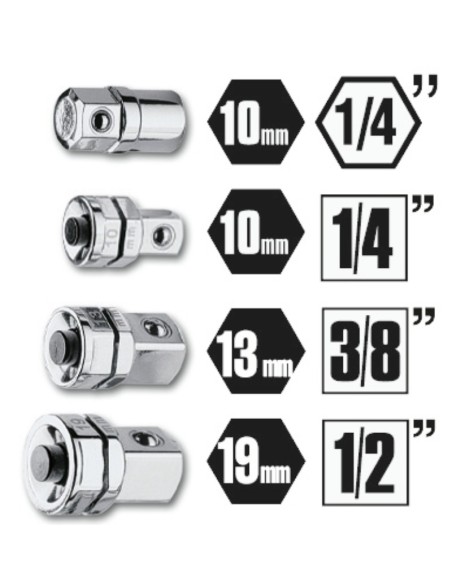 JUEGO 4 ADAPTADORES 123/K4
