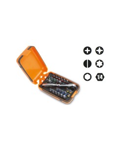JUEGO 25 PUNTAS Y 2 ACCESORIOS EN CAJA METALICA 860/C27
