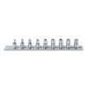 JUEGO 9 LLAVES VASO DE MANO CON PERFIL TORX 900FTX/SB9