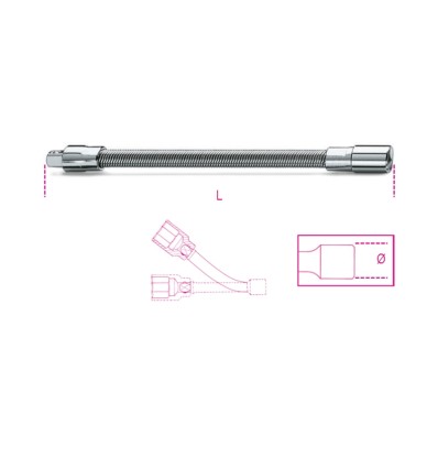ALARGADERA CUADRADA 1/4 PULGADAS FLEXIBLE 900FL 150