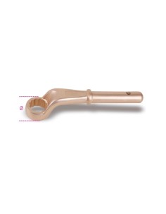 Llave bihexagonal antichispa curvada 91BA