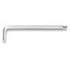 Llave macho cabeza esferica cromada