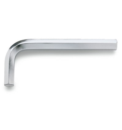 Llave macho hexagonal acodada cromada  mod 96C-AS